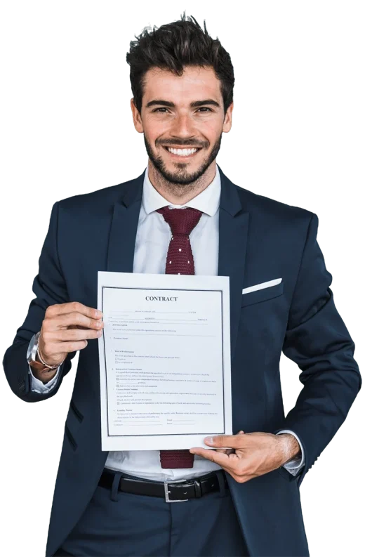 front-view-happy-man-holding-contract